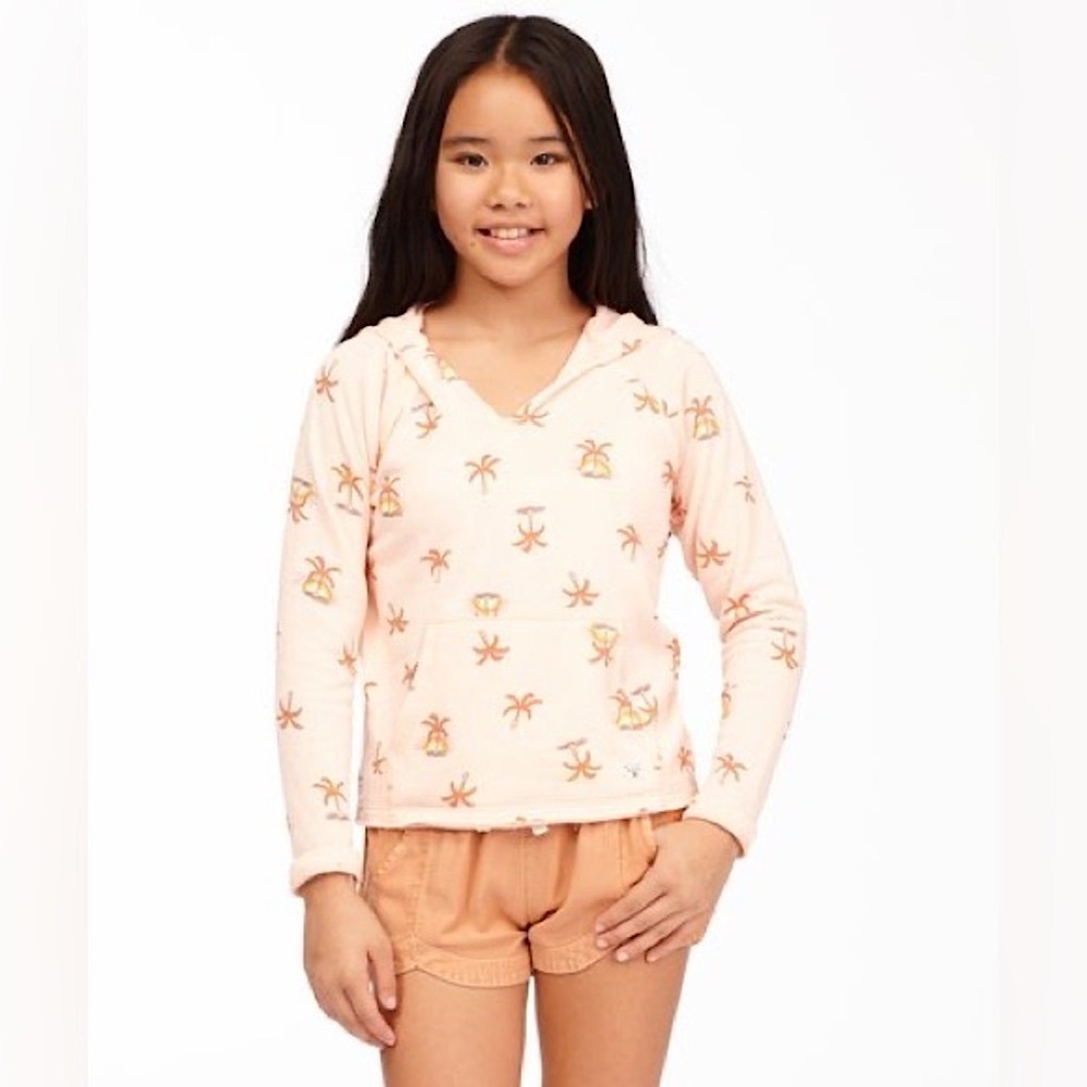 Billabong Girls’ Peach Palms Swratshirt